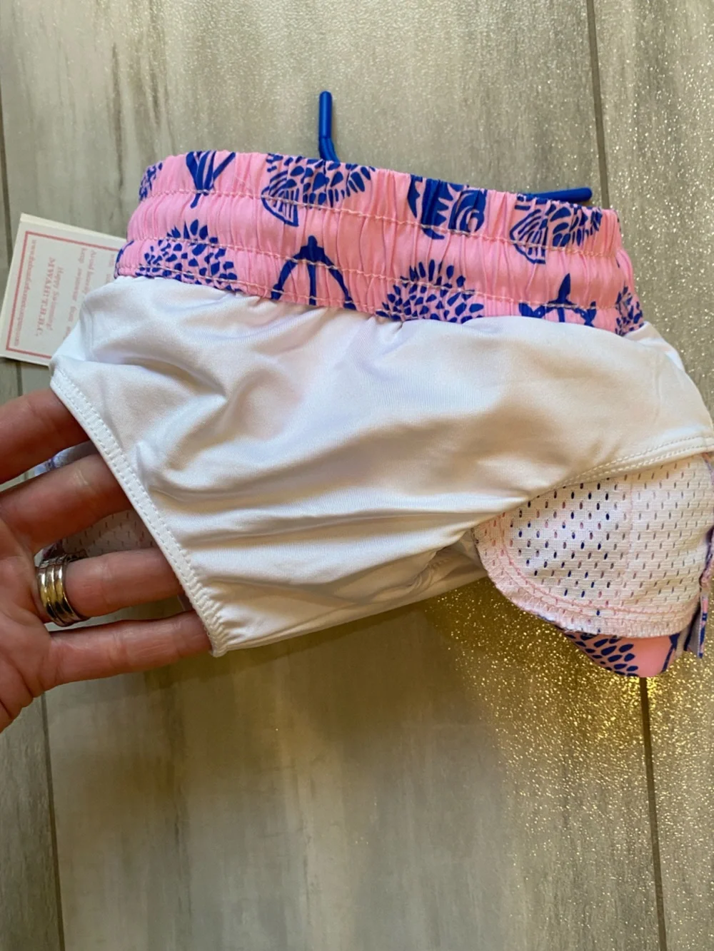 NWT The Beaufort Bonnet Company Coastal Tortola Print Swim Trunks Boys 0-6M